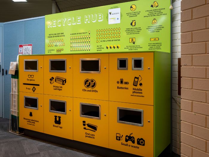 George Town Council Recycling Hub at Anne Steet Office