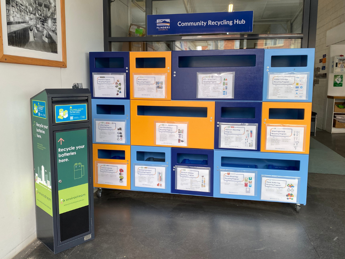 Flinders island recycling hub