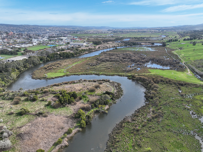 North Esk Wetland Aerial Site Pic